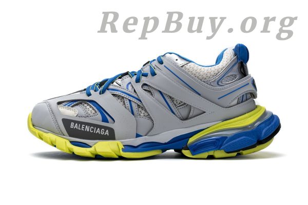 Balenciaga Track Trainer Grey Blue Yellow 542023 W1GB9 6509