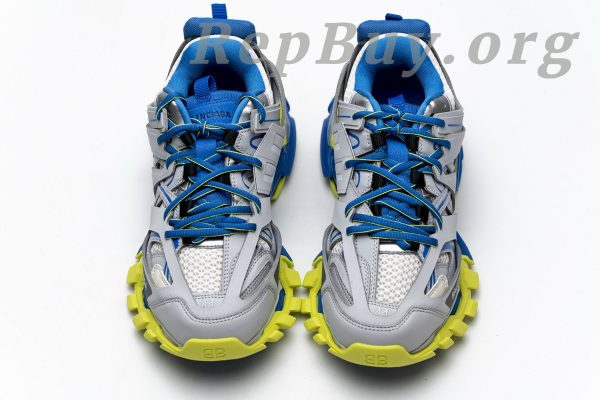 Balenciaga Track Trainer Grey Blue Yellow 542023 W1GB9 6509 - 图片 6