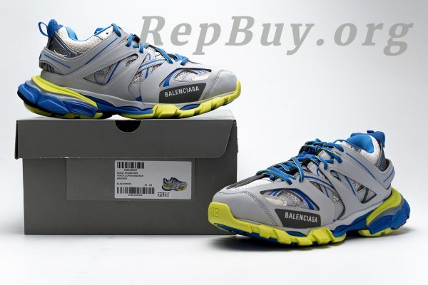 Balenciaga Track Trainer Grey Blue Yellow 542023 W1GB9 6509 - 图片 14