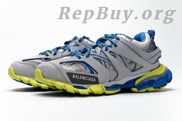 Balenciaga Track Trainer Grey Blue Yellow 542023 W1GB9 6509 - 图片 13