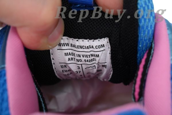 Balenciaga Track Trainer Light Blue Pink 542023 W1GB5 4162 - 图片 6