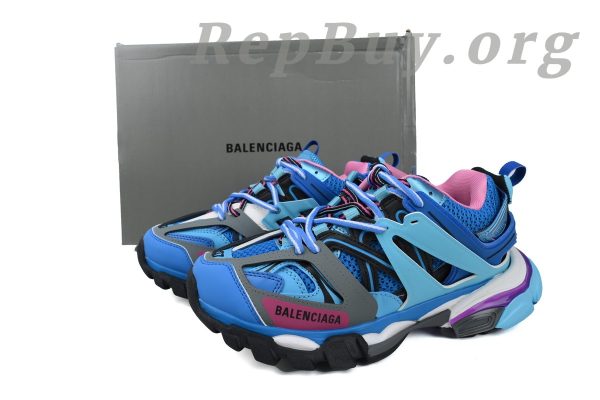 Balenciaga Track Trainer Light Blue Pink 542023 W1GB5 4162 - 图片 11