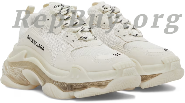 Balenciaga Triple S White Tan 534217W2CA19000 - 图片 5
