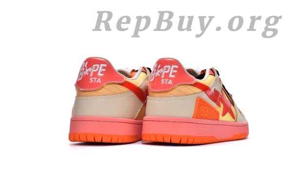 A Bathing Ape Bape SK8 Sta Orange 1I30-191-003 - 图片 6