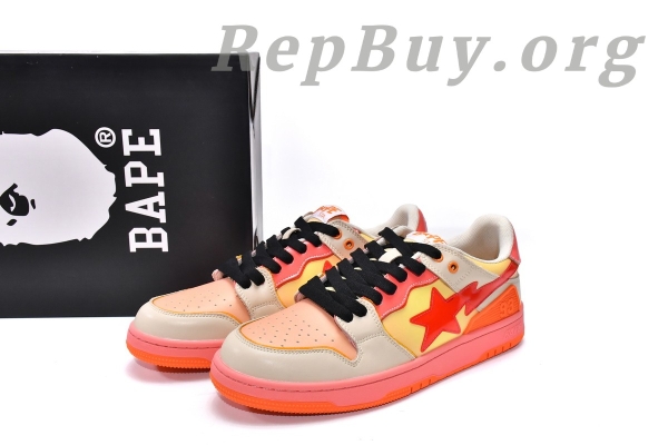A Bathing Ape Bape SK8 Sta Orange 1I30-191-003 - 图片 10