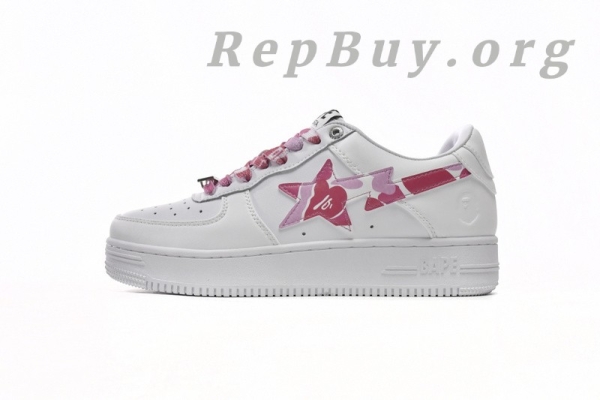 Bape Sta Low White Red Camouflage 1H20-191-045 - 图片 2