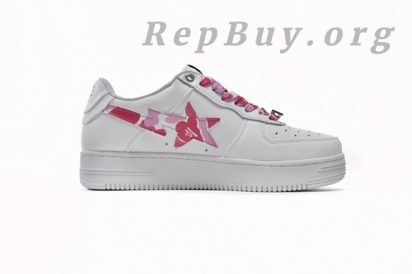 Bape Sta Low White Red Camouflage 1H20-191-045 - 图片 3