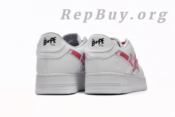 Bape Sta Low White Red Camouflage 1H20-191-045 - 图片 4