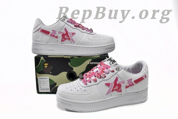 Bape Sta Low White Red Camouflage 1H20-191-045 - 图片 16
