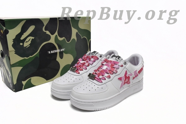 Bape Sta Low White Red Camouflage 1H20-191-045 - 图片 17