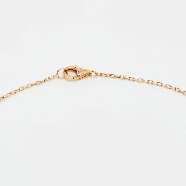 18K Trinity Pink Sapphire Necklace - 图片 4