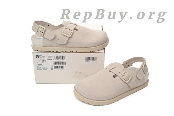 Birkenstock 1774 III Tokio Suede Leather Bone 1025962 - 图片 9