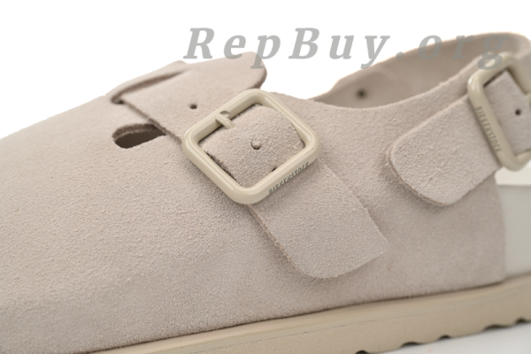Birkenstock 1774 III Tokio Suede Leather Bone 1025962 - 图片 4