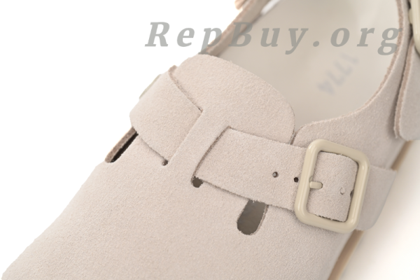 Birkenstock 1774 III Tokio Suede Leather Bone 1025962 - 图片 8