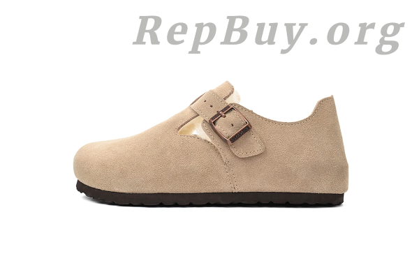 Birkenstock London Shearling Kith Faded Khaki 1023801