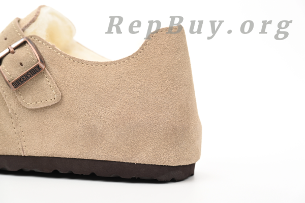 Birkenstock London Shearling Kith Faded Khaki 1023801 - 图片 6