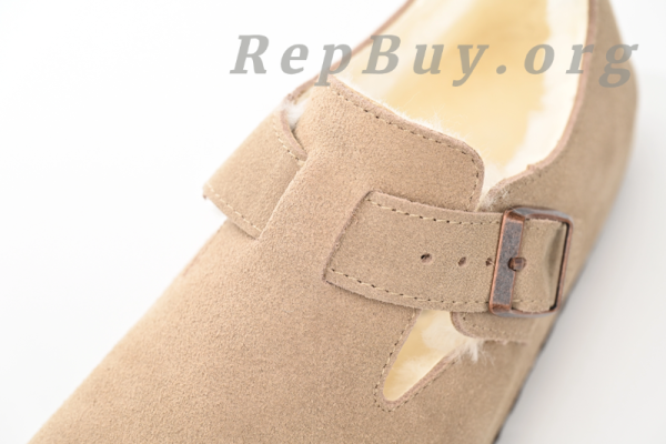 Birkenstock London Shearling Kith Faded Khaki 1023801 - 图片 8