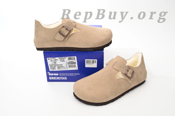 Birkenstock London Shearling Kith Faded Khaki 1023801 - 图片 11