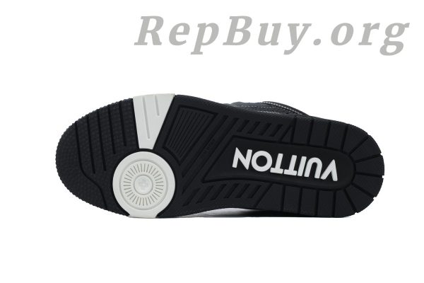 Louis Vuitton Skate Black 1ABZ5D, high quality replica Louis Vuitton shoes, best LV Skate replica, 1:1 copy Louis Vuitton sneakers, luxury replica shoes, top quality LV Skate Black, perfect LV 1ABZ5D replica, designer replica sneakers, premium LV Skate copy
