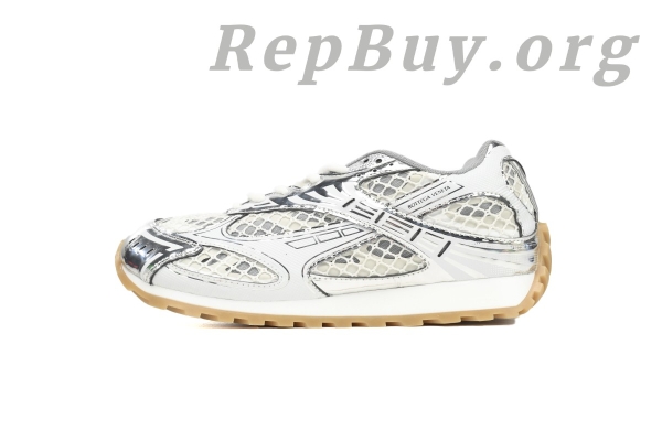 Bottega Veneta Orbit Silver White