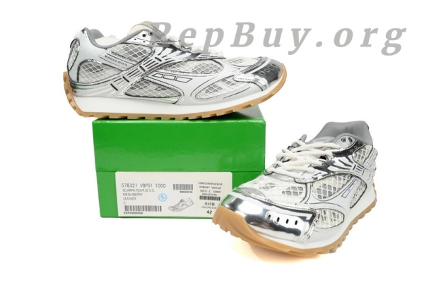 Bottega Veneta Orbit Silver White - 图片 11