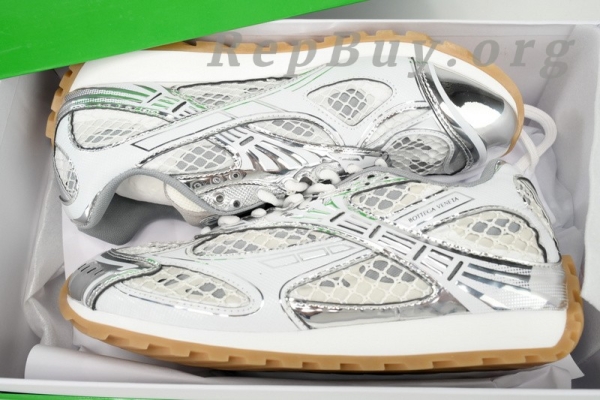 Bottega Veneta Orbit Silver White - 图片 12