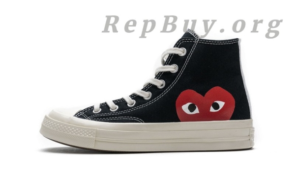 CDG Play x Converse Chuck Taylor All Star 70 High Top 150204C - Image 2