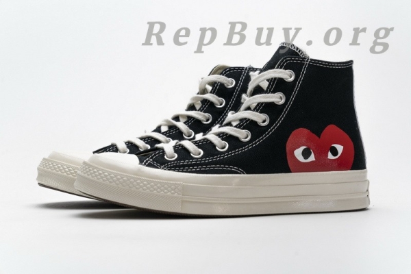 CDG Play x Converse Chuck Taylor All Star 70 High Top 150204C - Image 4