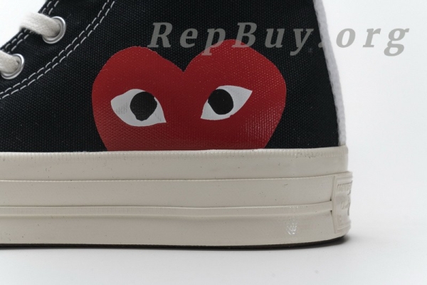 CDG Play x Converse Chuck Taylor All Star 70 High Top 150204C - Image 9