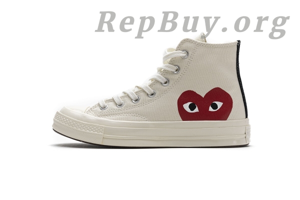 CDG Play x Converse Chuck Taylor All Star 70 High Top 150205C - Image 2