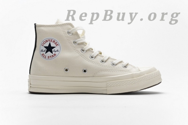 CDG Play x Converse Chuck Taylor All Star 70 High Top 150205C - Image 3