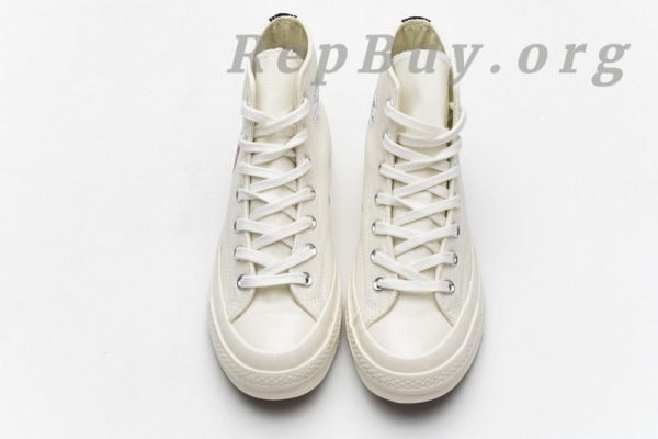 CDG Play x Converse Chuck Taylor All Star 70 High Top 150205C - Image 6