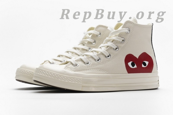 CDG Play x Converse Chuck Taylor All Star 70 High Top 150205C - Image 5
