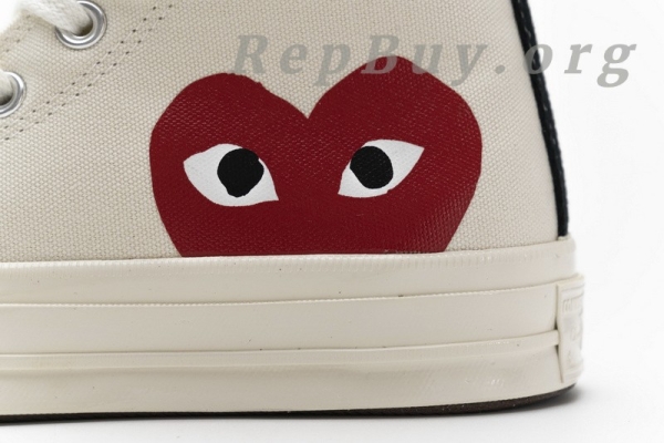 CDG Play x Converse Chuck Taylor All Star 70 High Top 150205C - Image 10