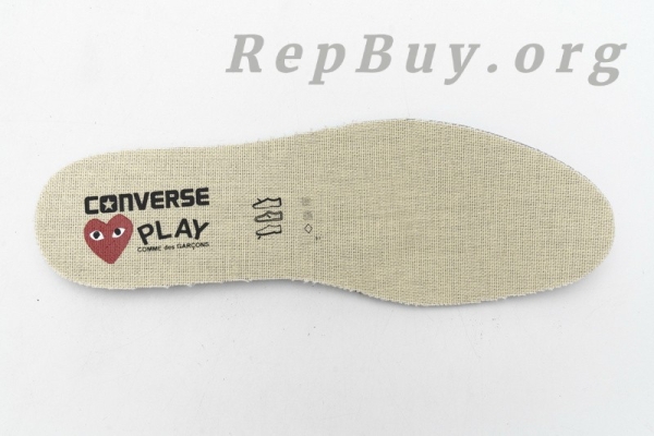 CDG Play x Converse Chuck Taylor All Star 70 High Top 150205C - Image 16