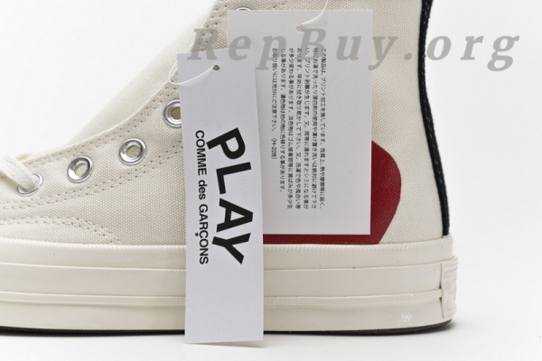 CDG Play x Converse Chuck Taylor All Star 70 High Top 150205C - Image 17