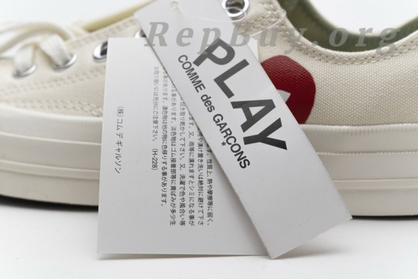 CDG Play x Converse Chuck Taylor All Star 70 OX 150207C - Image 16
