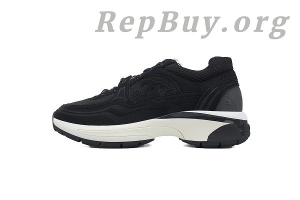 Chanel CC Logo Sneaker Black