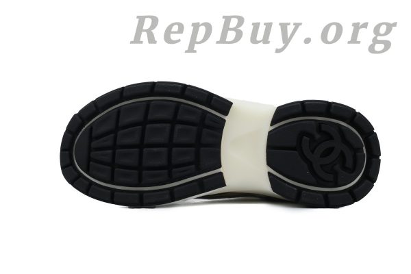 Chanel CC Logo Sneaker Khaki - 图片 4