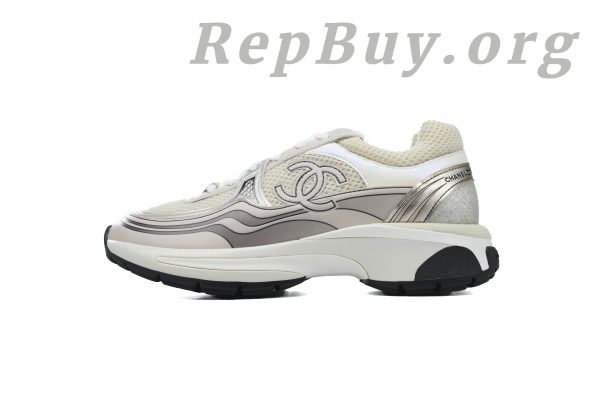 Chanel CC Logo Sneaker Rose Gold