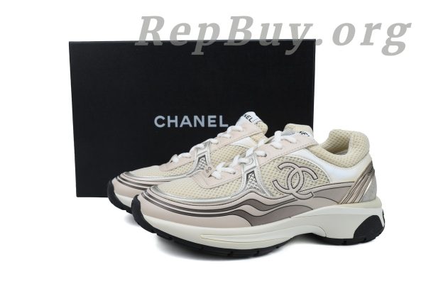 Chanel CC Logo Sneaker Rose Gold - 图片 11