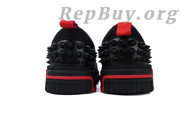 Christian Louboutin Astroloubi Sneakers Calf Leather And Suede Black Men 3230886H358 - 图片 3