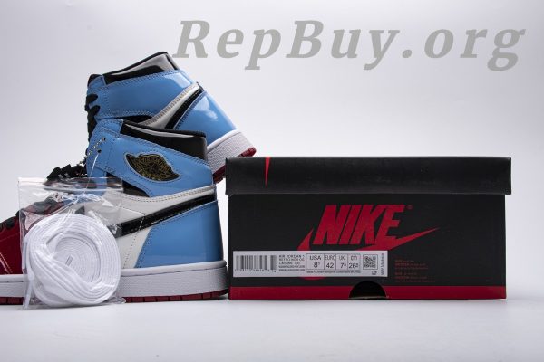 Top Version Air Jordan 1 Retro High Fearless UNC Chicago CK5666-100 - 图片 13