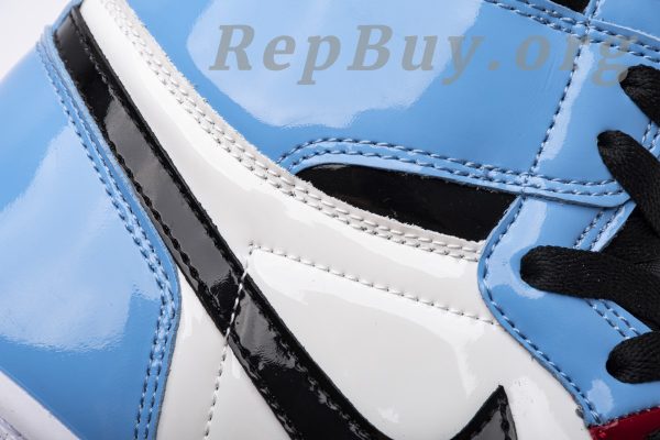 Top Version Air Jordan 1 Retro High Fearless UNC Chicago CK5666-100 - 图片 17