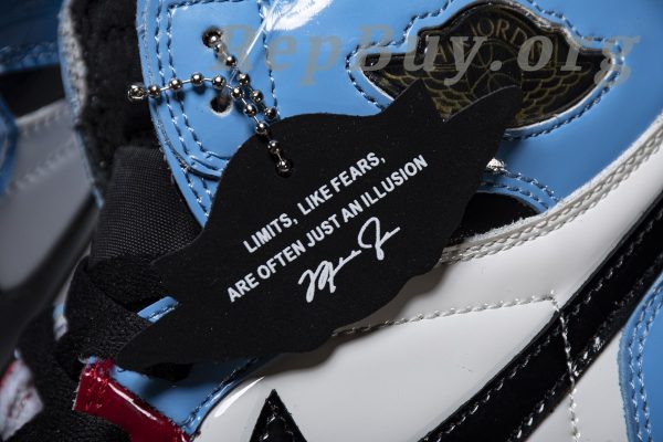 Top Version Air Jordan 1 Retro High Fearless UNC Chicago CK5666-100 - 图片 22