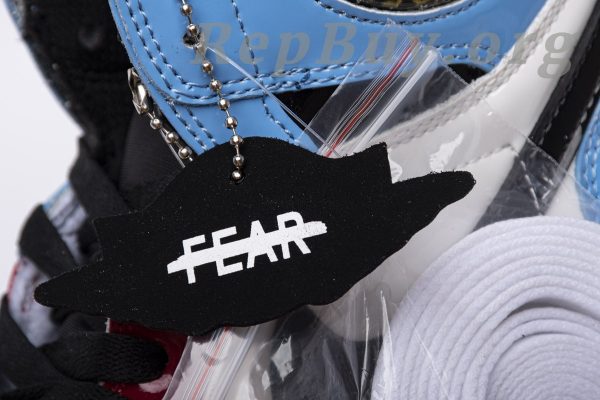 Top Version Air Jordan 1 Retro High Fearless UNC Chicago CK5666-100 - 图片 15