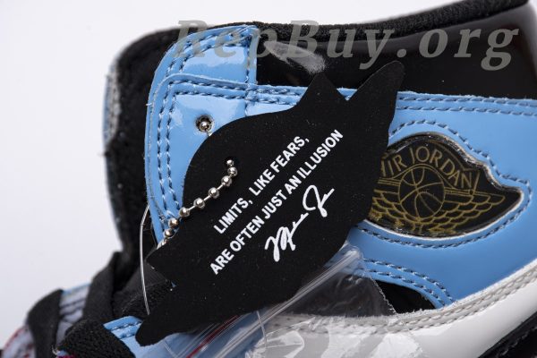 Top Version Air Jordan 1 Retro High Fearless UNC Chicago CK5666-100 - 图片 23