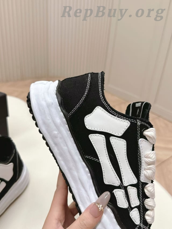 Amiri x Maison Mihara Yasuhiro Black White Bones PB250312 - 图片 3