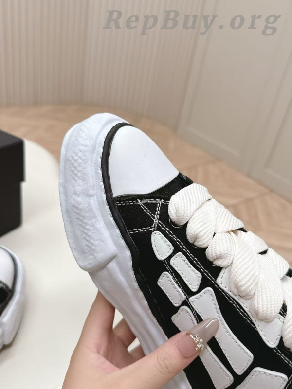 Amiri x Maison Mihara Yasuhiro Black White Bones PB250312 - 图片 5
