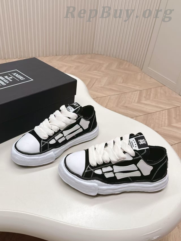 Amiri x Maison Mihara Yasuhiro Black White Bones PB250312